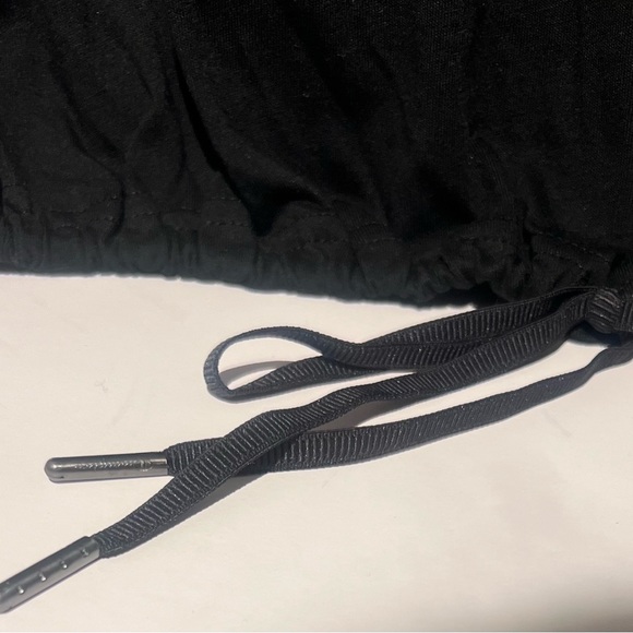 CHAMPION CAMPUS DRAWSTRING BLACK TEE  LARGE NWT - Picture 8 of 9